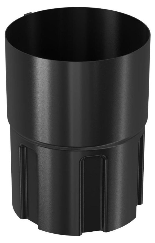 BRYZA Giunto per pluviale zincato Ø 100 mm, nero RAL 9005 Immagine del prodotto 