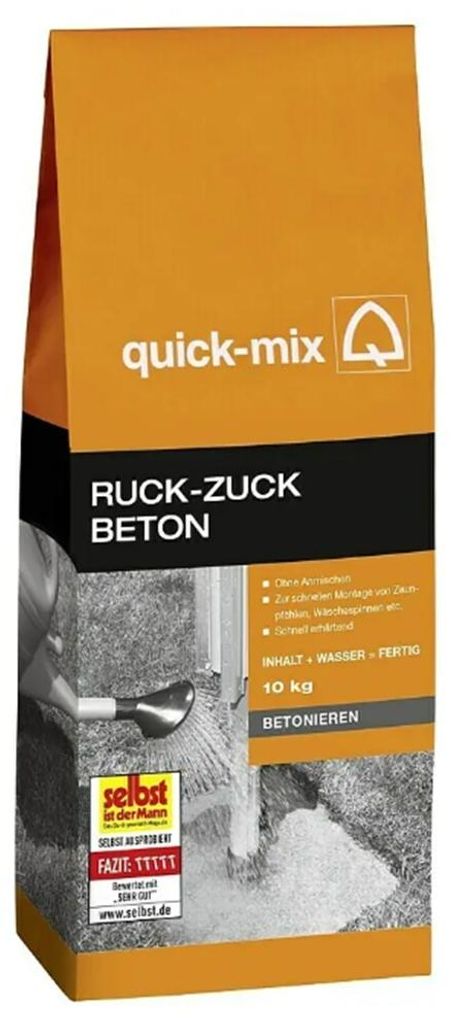 Quick-Mix Ruck-Zuck Beton 10 kg RZB10 Produktbild 
