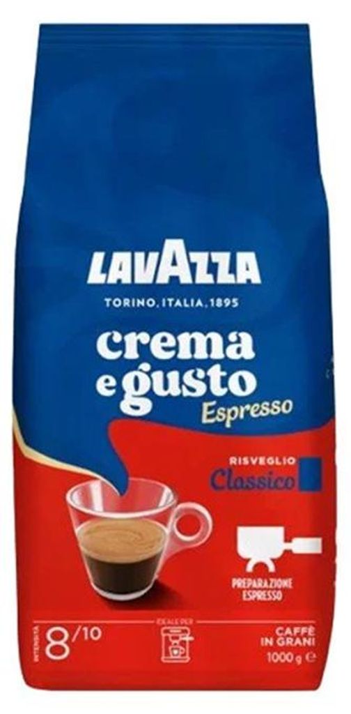 Lavazza 8000070038974, 1 kg, Caffe crema, Espresso, Tmavě Obrázek produktu 