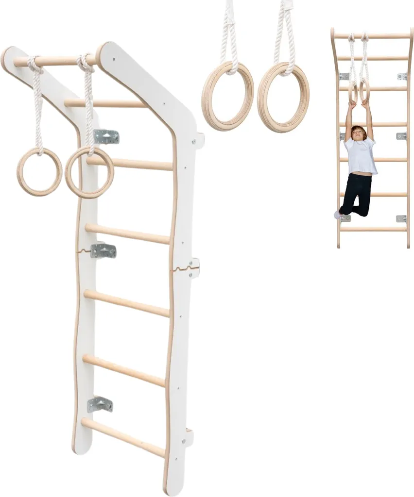 Échelle à grimper enfant : solution motricité en bois de tilleul 100% ECO