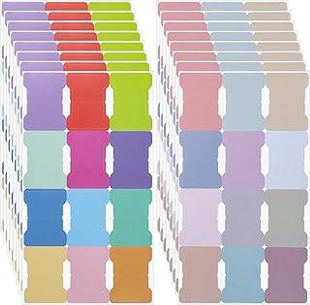BOHUIZ 192 Stück Seitenmarker, Index Tabs Selbstklebend Beschreibbare Book Tabs Bunte Haftnotizen für Bücher und Planer Book Tabs Annotation Tabs