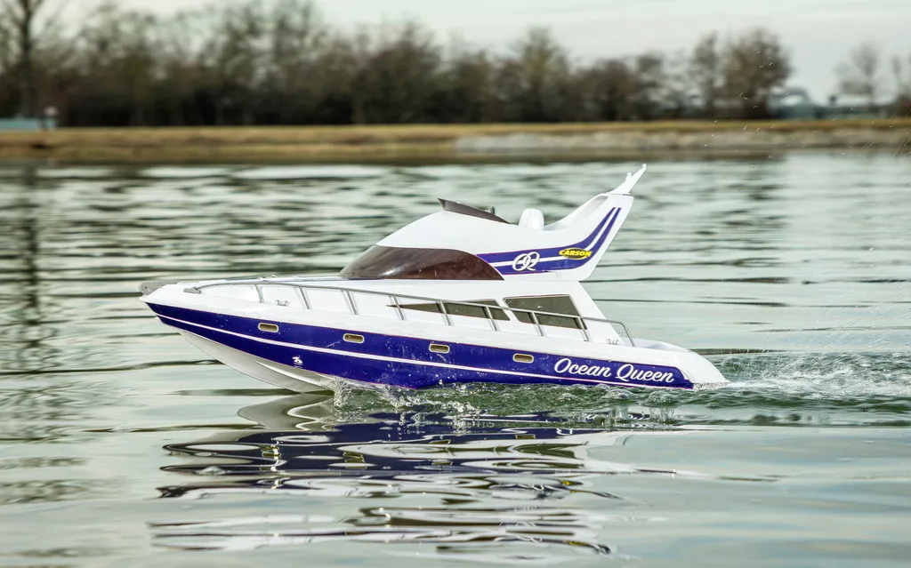 Bateau Télécommandé Ocean Queen Carson - Yacht de Plaisance RC Complet - 4