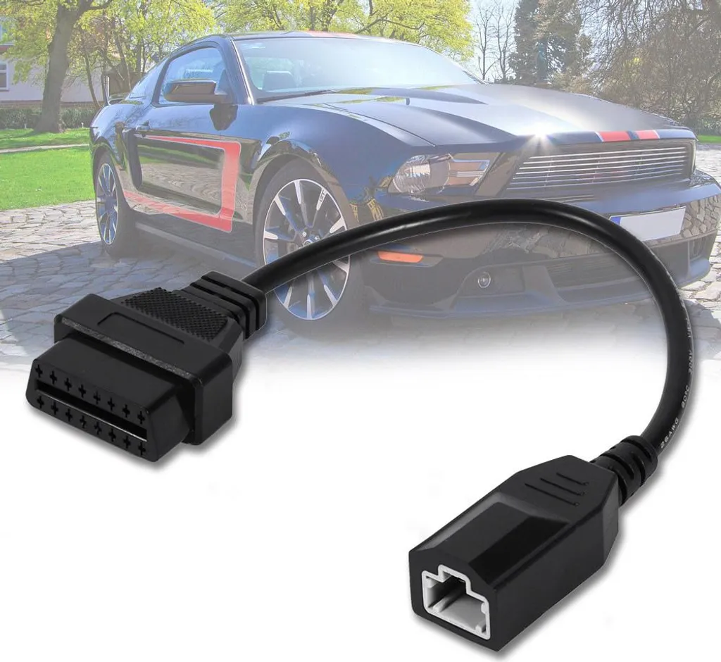 Cavo connettore diagnostico, Canvertor Black Resistente all'usura per la maggior parte delle auto con 3 pin