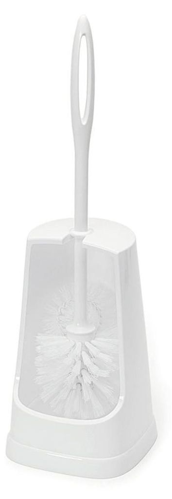 Nölle Profi Brush Toilettengarnitur Weiß mit Randreiniger, Ø 75 mm | 1 Stück