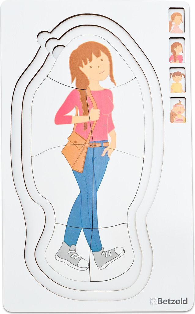 Betzold Lagenpuzzle Lebenslauf, Motiv: Mädchen/Frau
