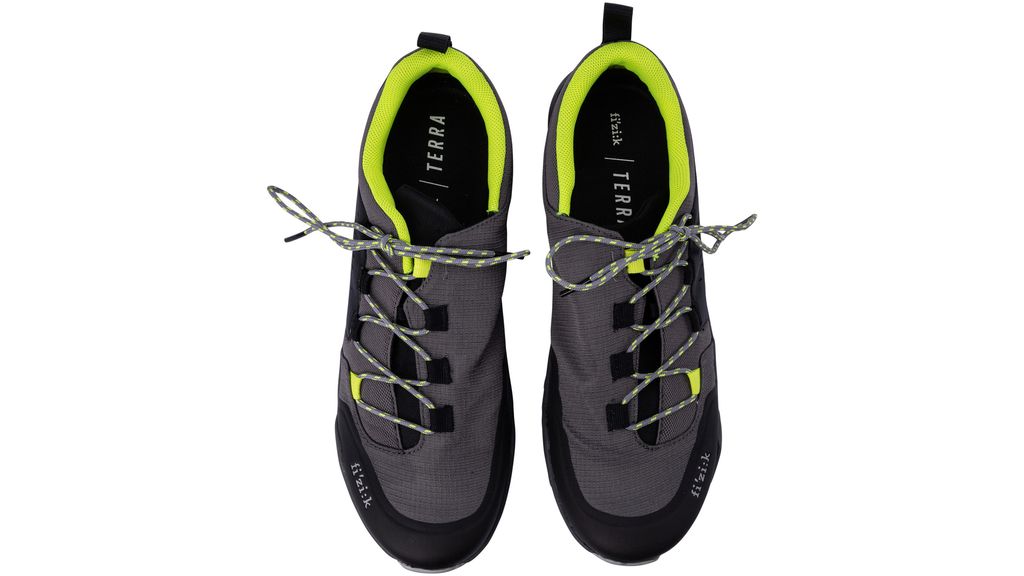 fi'zi:k MTB- Fahrradschuhe "Terra Ergolace X2 E-Bike", grau/gelb