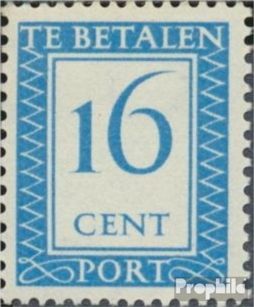 Briefmarken Niederlande 1947 Mi P92X postfrisch Portomarke