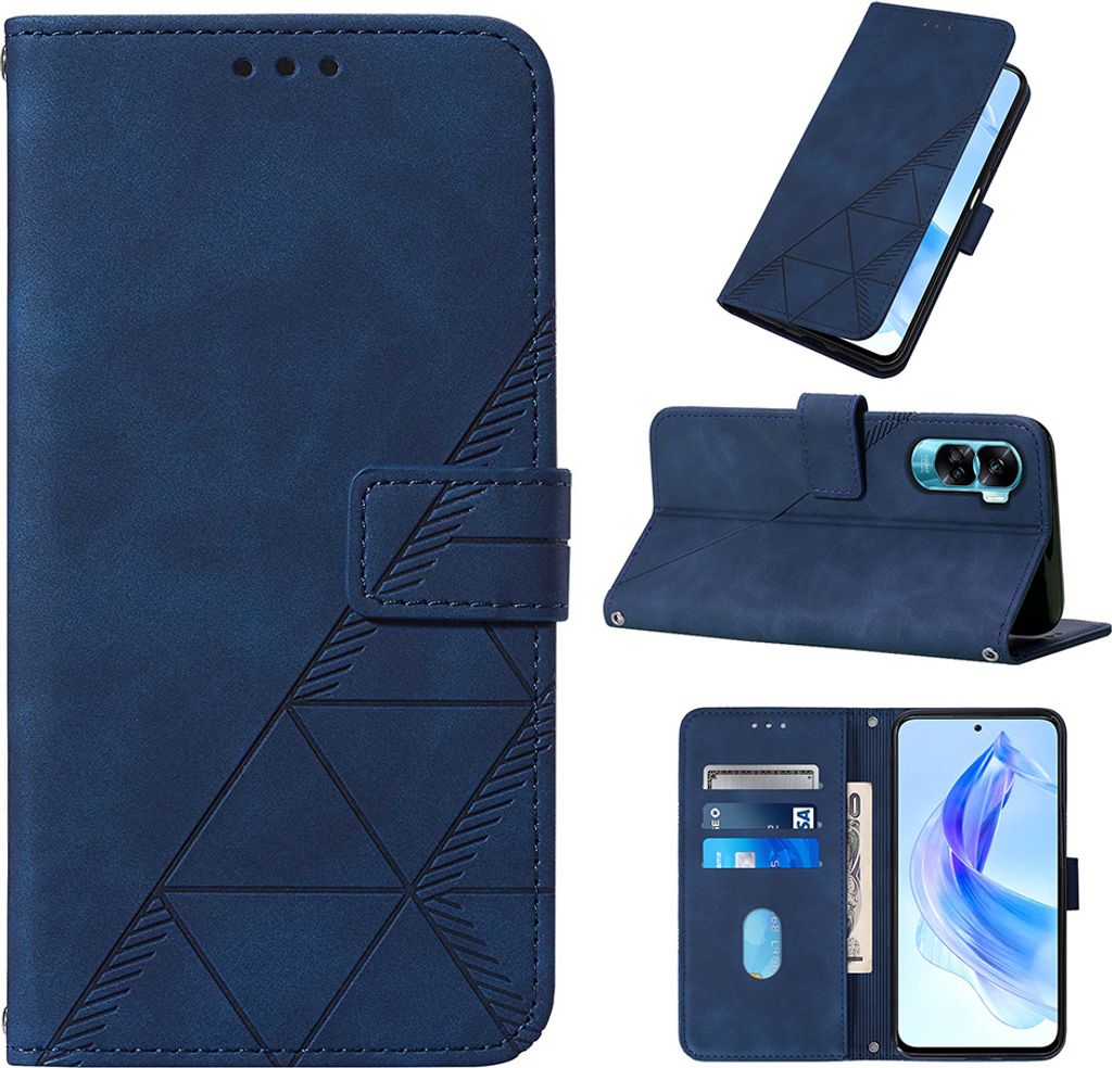 Etui en cuir pour Honor 90 Lite étui design avec embossage, Image du produit 