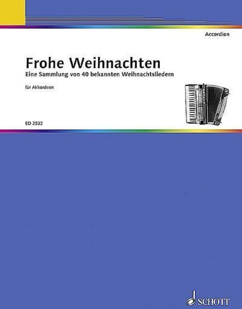 Frohe Weihnachtenfür Akkordeon