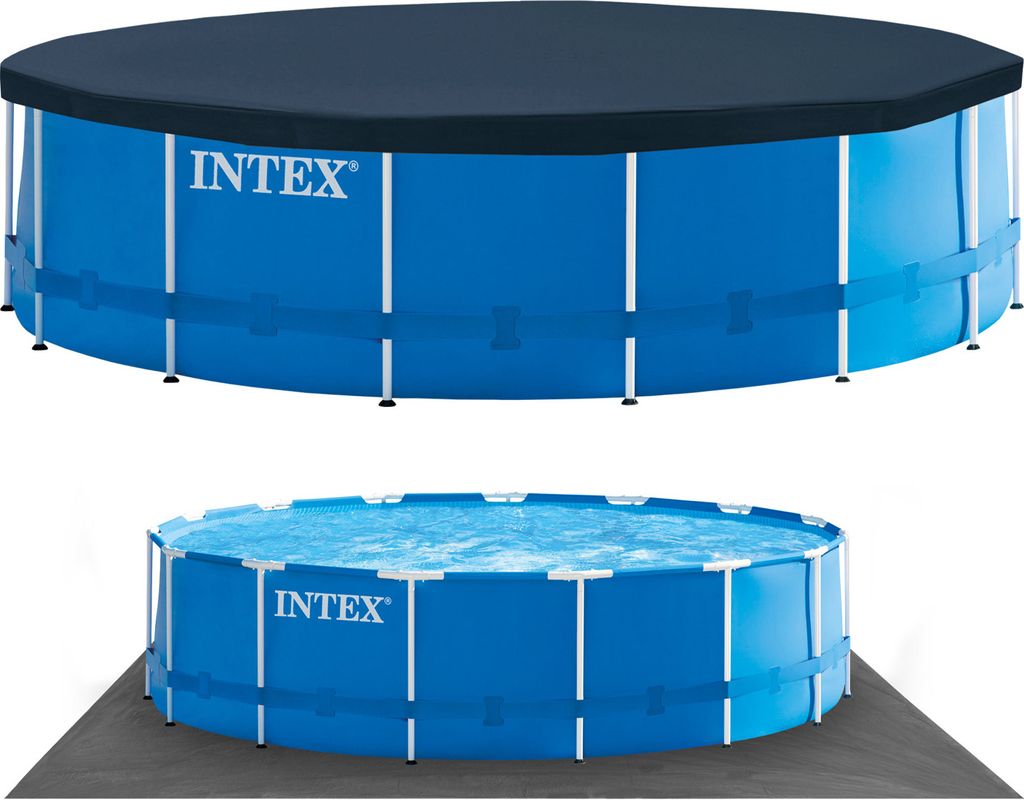 Intex Metall Frame Pool 457x122cm, inkl. GS-Filterpumpe Produktbild 55