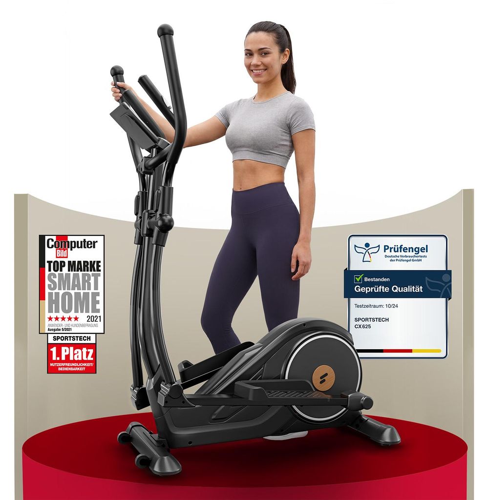 Sportstech CX625 Crosstrainer für Zuhause, extrem leiser Produktbild 