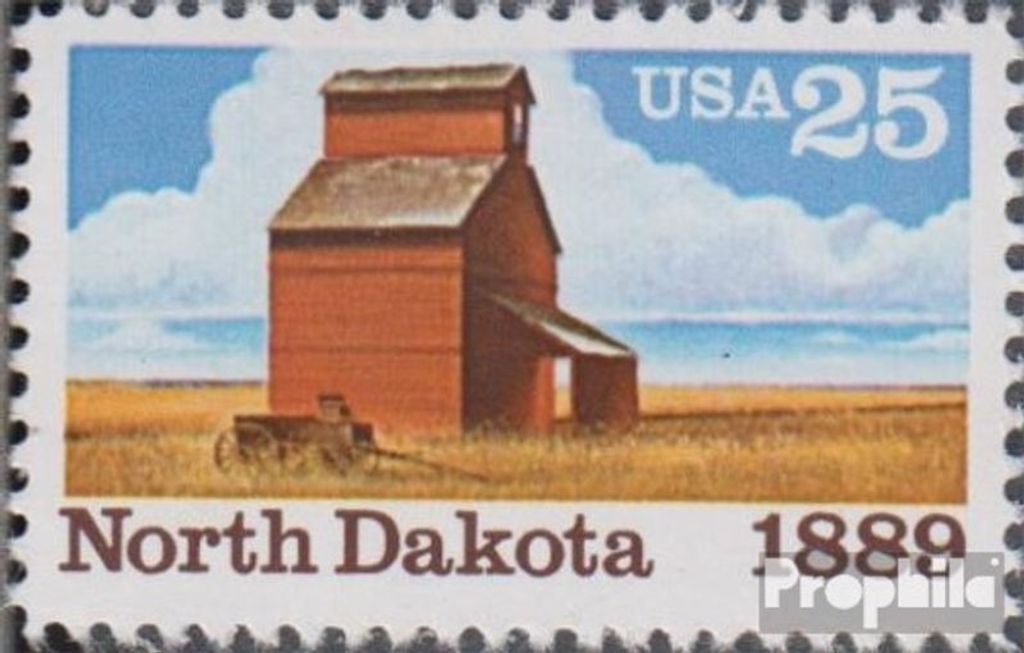 Briefmarken USA 1989 Mi 2029 (kompl.Ausg.) postfrisch 100 Jahre North Dakota