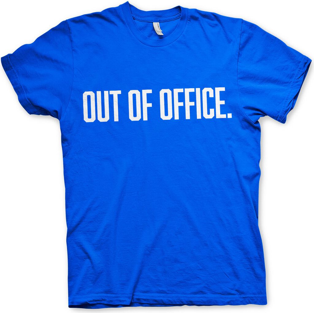 OUT OF OFFICE T-Shirt - X-Large - Blue