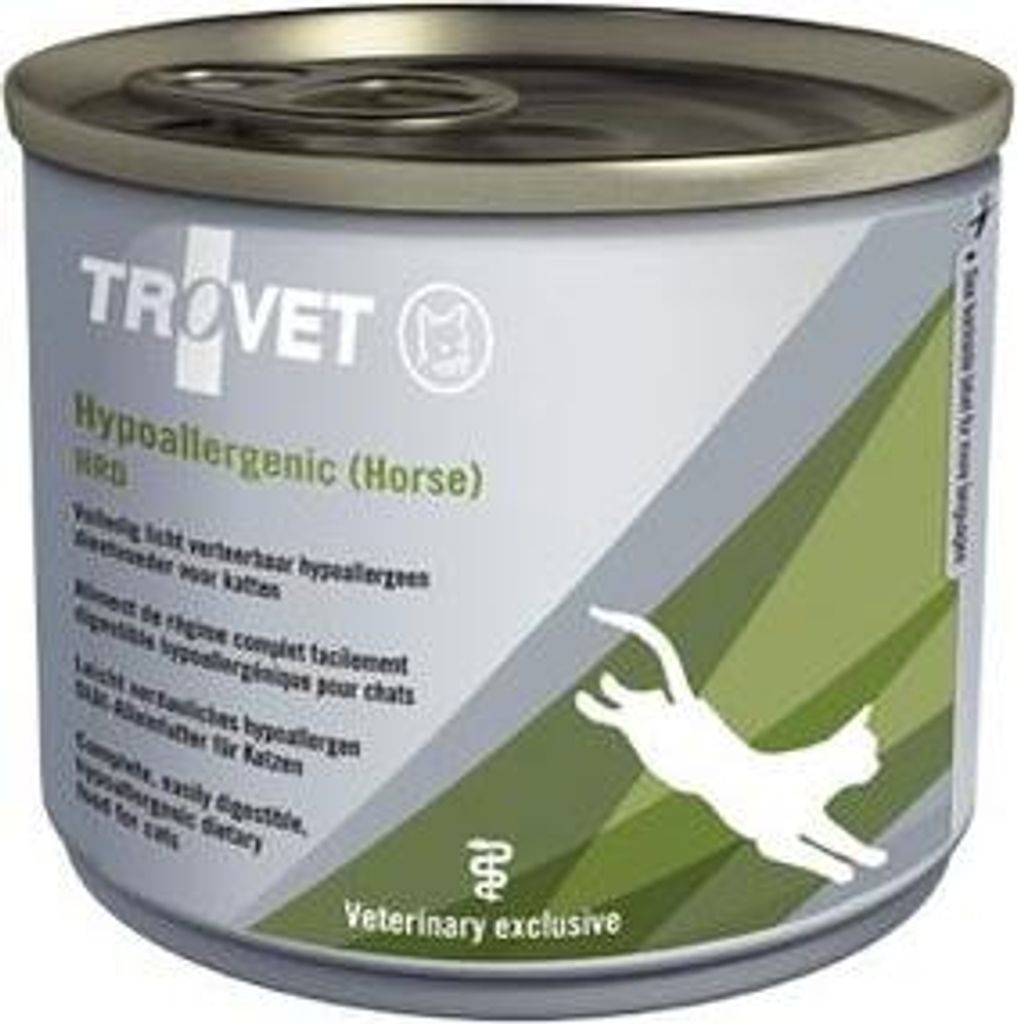 TROVET Hypoallergenic HRD mit Pferdefleisch - Katzennassfutter - 12x200 g