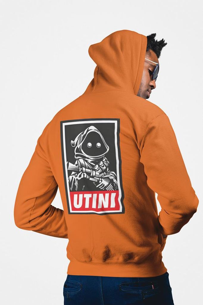 D&B Uni Hoodie ZIPMO00085 Star Wars Orange-Größe 3XL