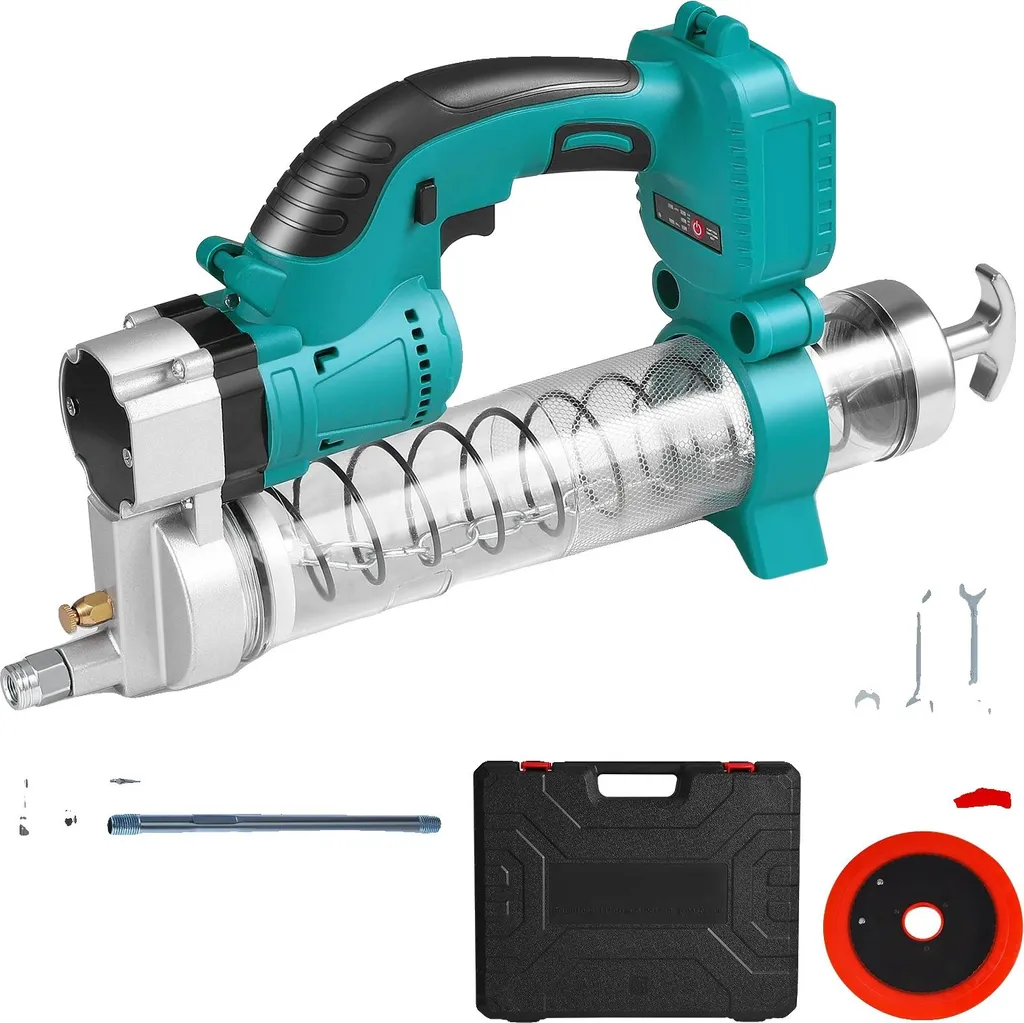 Pompe à graisse électrique automatique bleue haute pression pour industrie