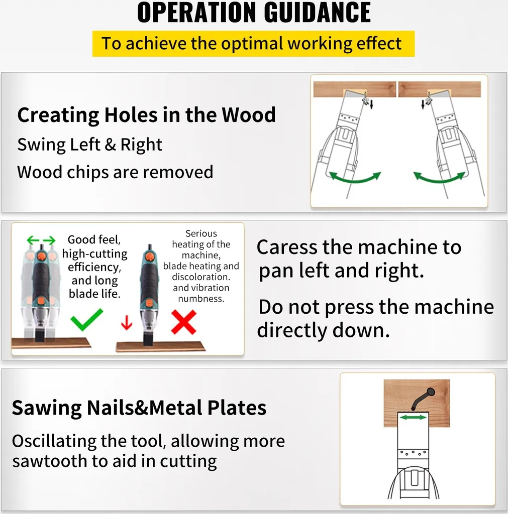 Lame de scie segmentée et oscillante Multitool en pack de 100 unités