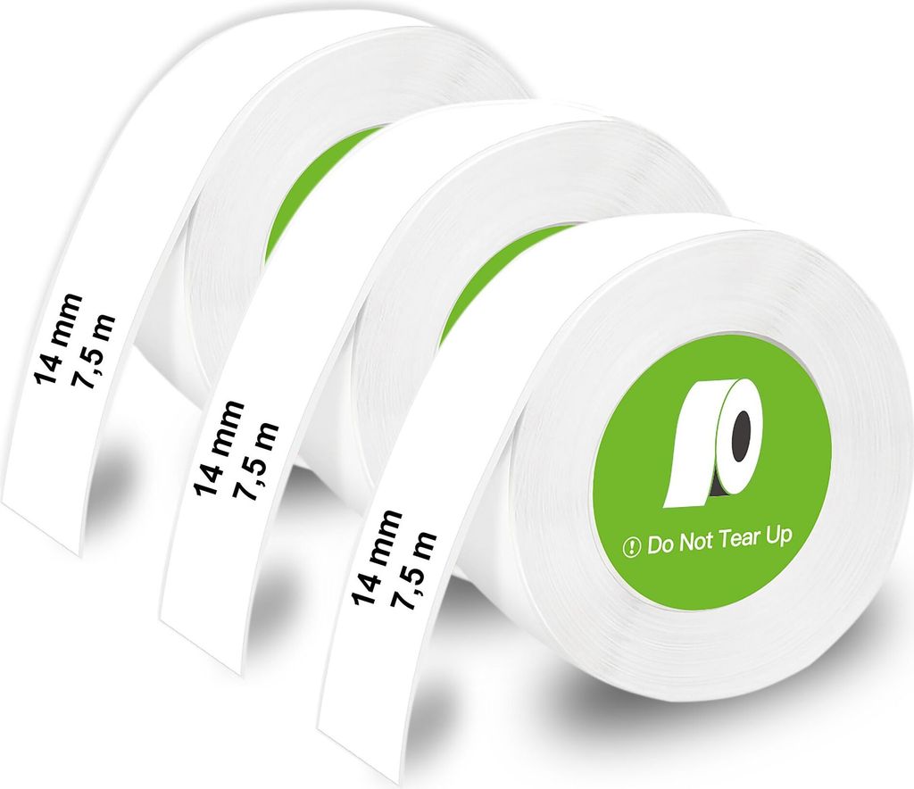 Olympia Endlos Etikettenrolle, weiß, 3er-Pack