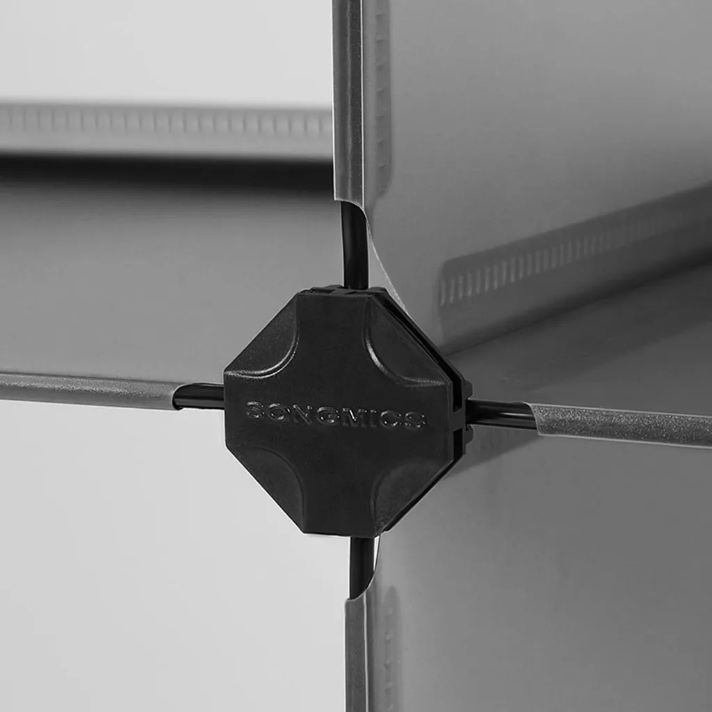 Étagère à chaussures plastique gris 10 niveaux modulables et empilables - 5