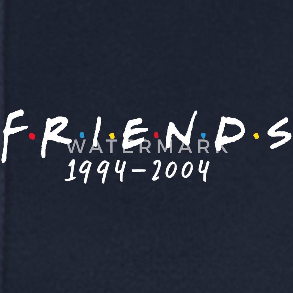 Spreadshirt Friends Kleines Logo 1994-2004 Damen Hoodie, XL, Navy