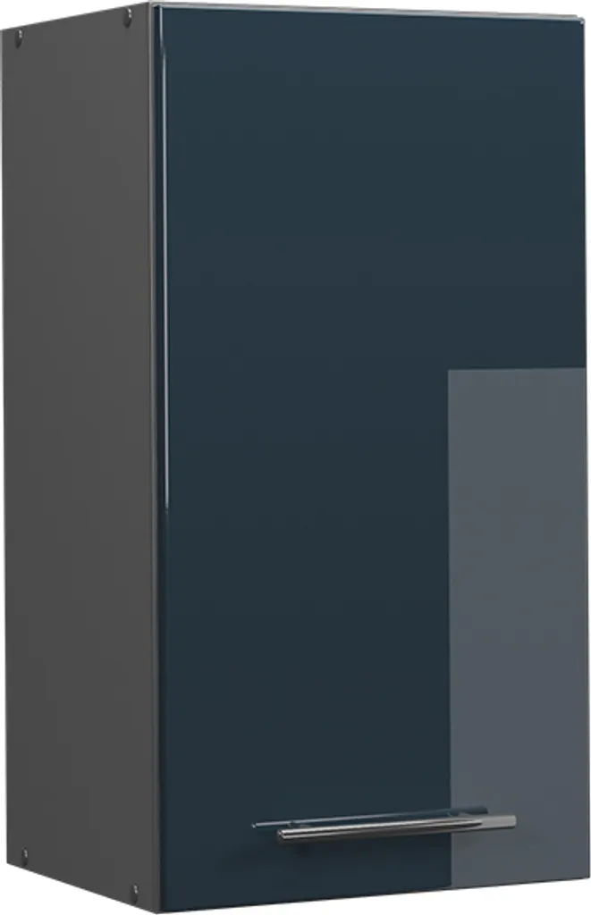 Vicco Fame-Line Pensile 40cm Cucina Blu Scuro Lucido Antracite Pro