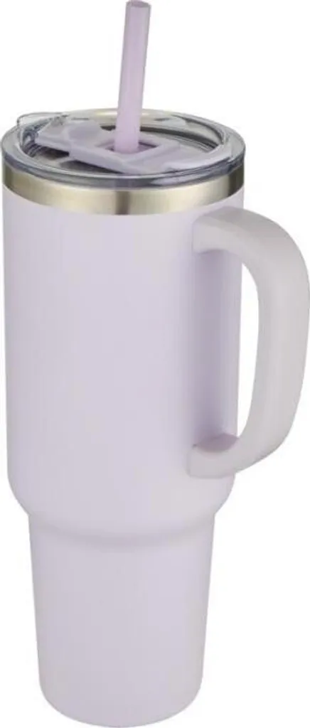 Tazza Sydney 1200ml Viola PF4479 - Thermos con Cannuccia e Manico