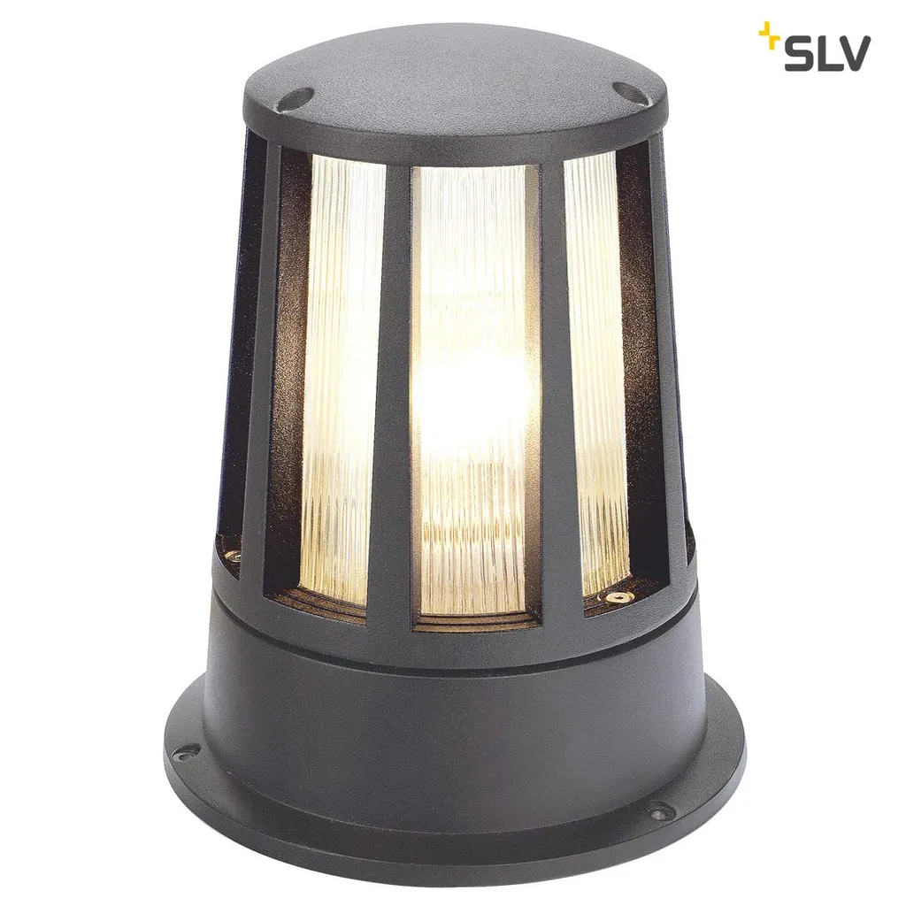 Lampe Extérieur CONE E27 ELT Grise en Pierre - Design Moderne Résistant - 9