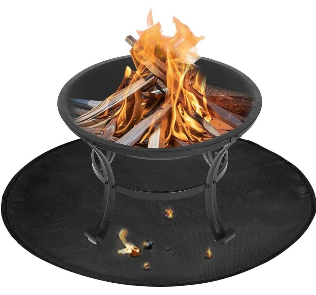 Runde Grillmatte 76 cm wiederverwendbar für Grill
