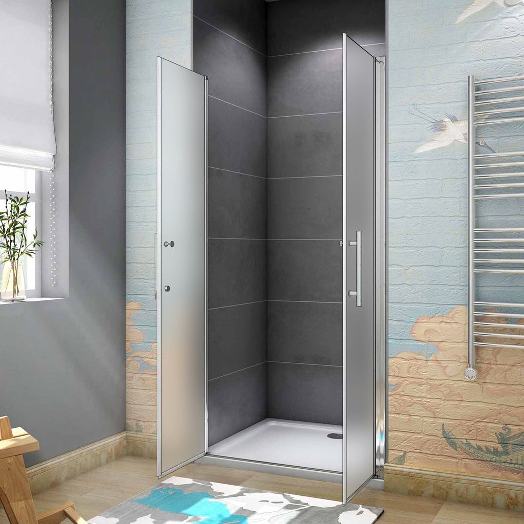 90x195cm Duschkabine Duschabtrennung Nischentür Dusche Produktbild 4