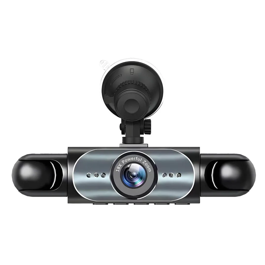 Enregistreur de conduite 4 caméras avec vision nocturne et écran LCD 3''