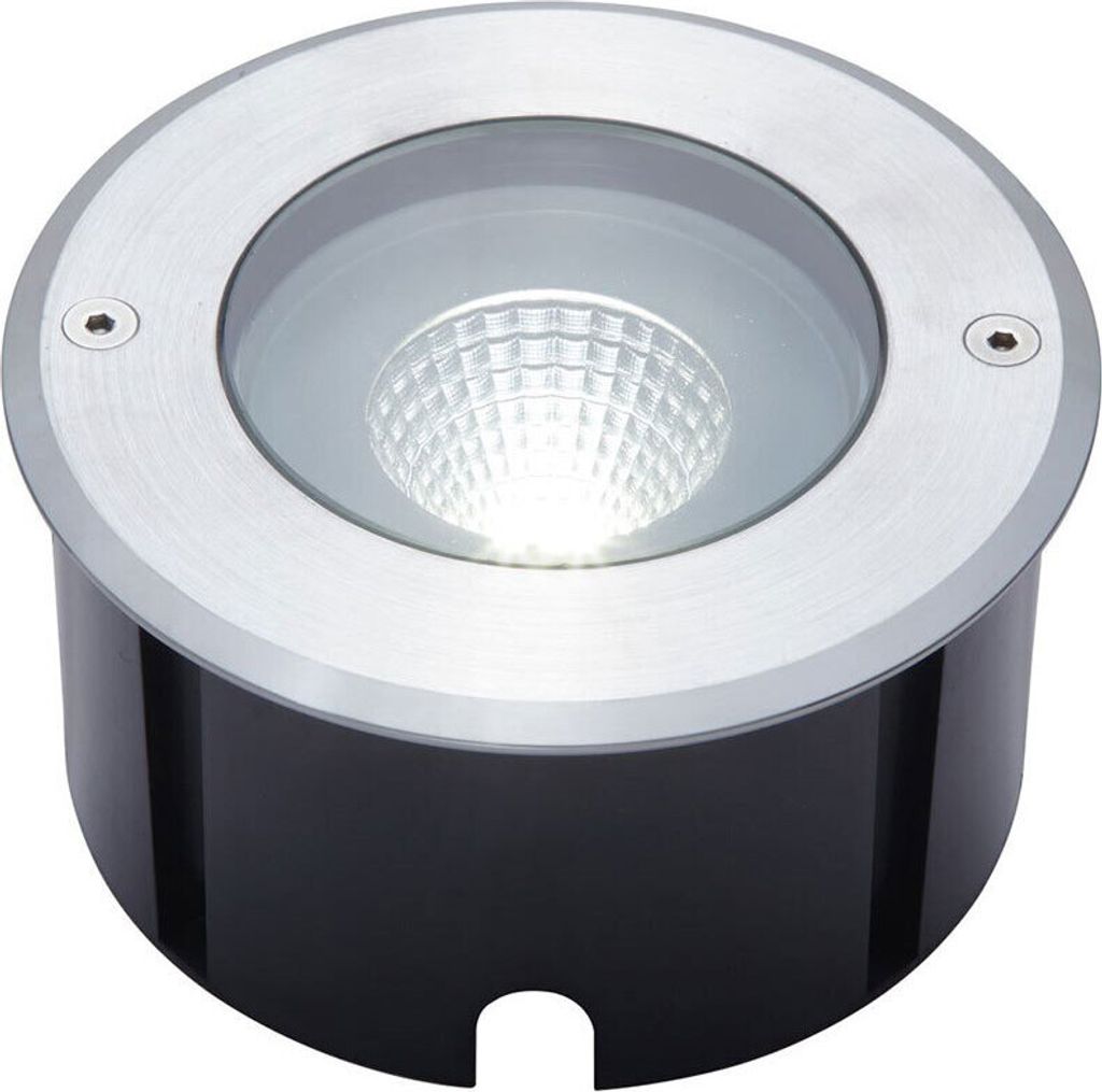Lutec LED encastré de sol Denver IP67 acier inoxydable Image du produit 