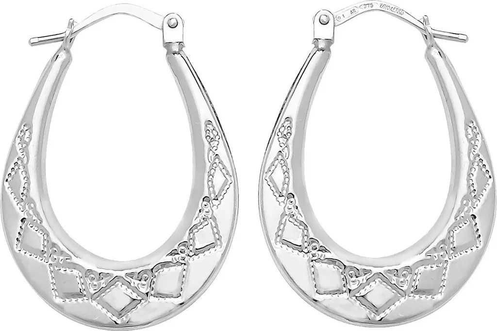 Créoles Ovales en Argent Massif pour Femme - Anneaux Chic 27mm x 20mm