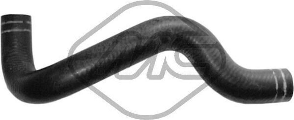 Metalcaucho Kühlerschlauch Wasserschlauch für FIAT PUNTO (176) 08459