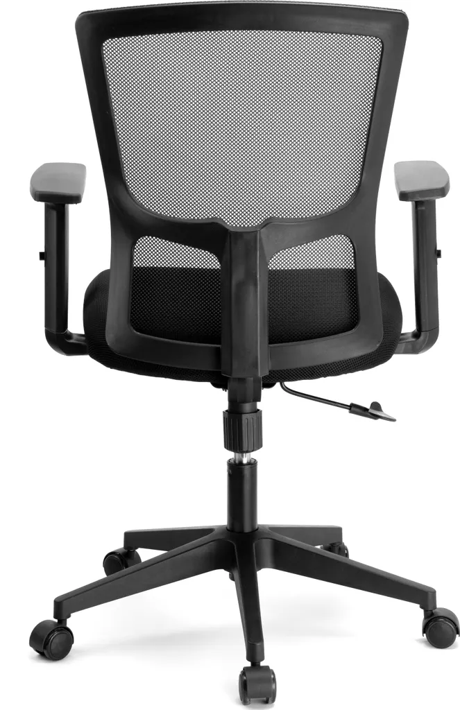 Siège de bureau LINOS noir idéal télétravail - Fauteuil informatique - 8