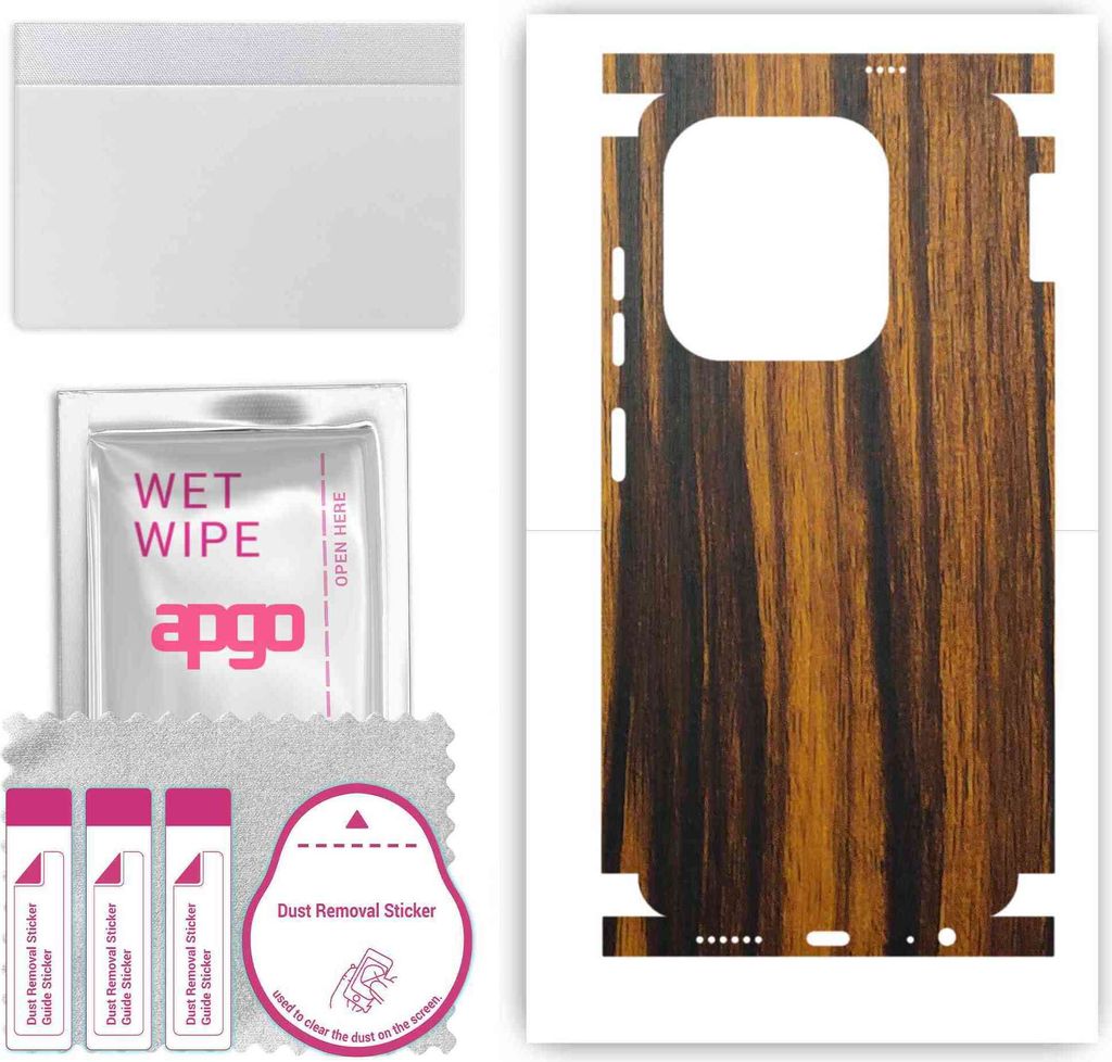 apgo Rückseite + Seiten Schutzfolie, Skin, kompatibel mit Tecno Spark 20C, Hinten Displayschutzfolie aus Vinylfolie, kratzfest, einfache Montage -...