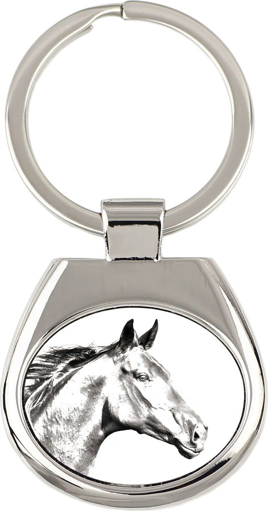 Zweibrücker - Schlüsselanhänger mit Pferd, Anhänger mit Aufdruck, personalisierter Anhänger der Marke Art-Dog