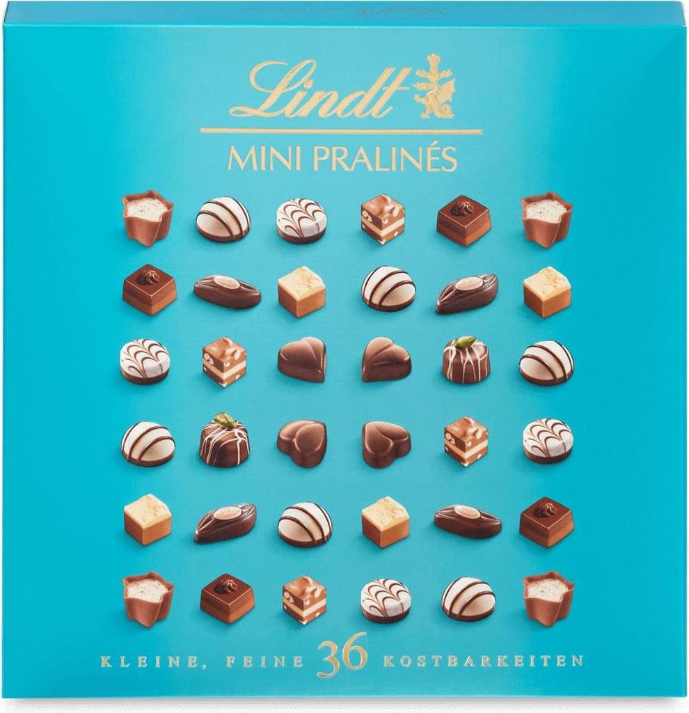 Lindt Mini Pralinen süße Köstlichkeiten aus Schokolade im Produktbild 