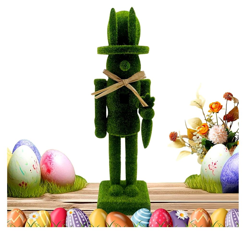 Osterdekoration in Form von Festlichen Skulpturen | Holzfigur für Esstisch, Schreibtisch, Nachttisch und Fensterbank