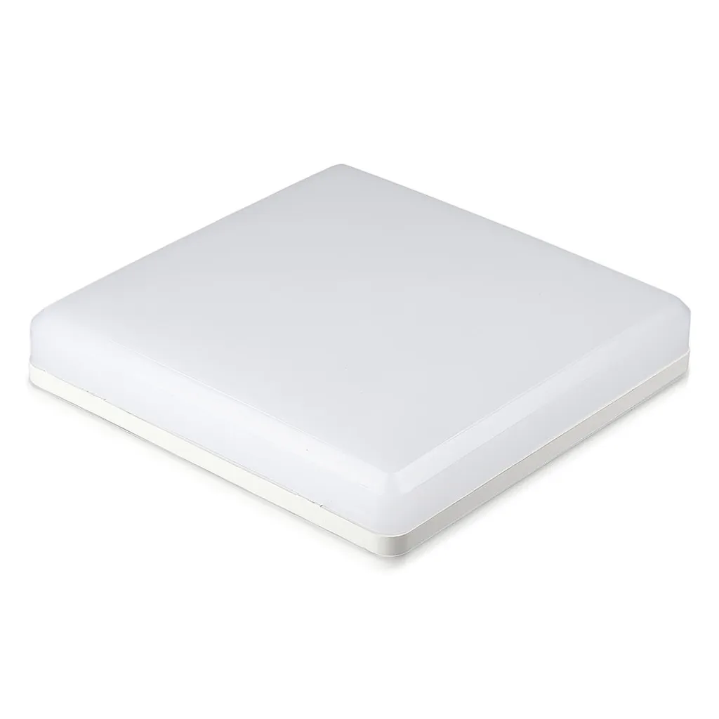 Luminaire de plafond LED design sans cadre 300mm IP44 25W blanc