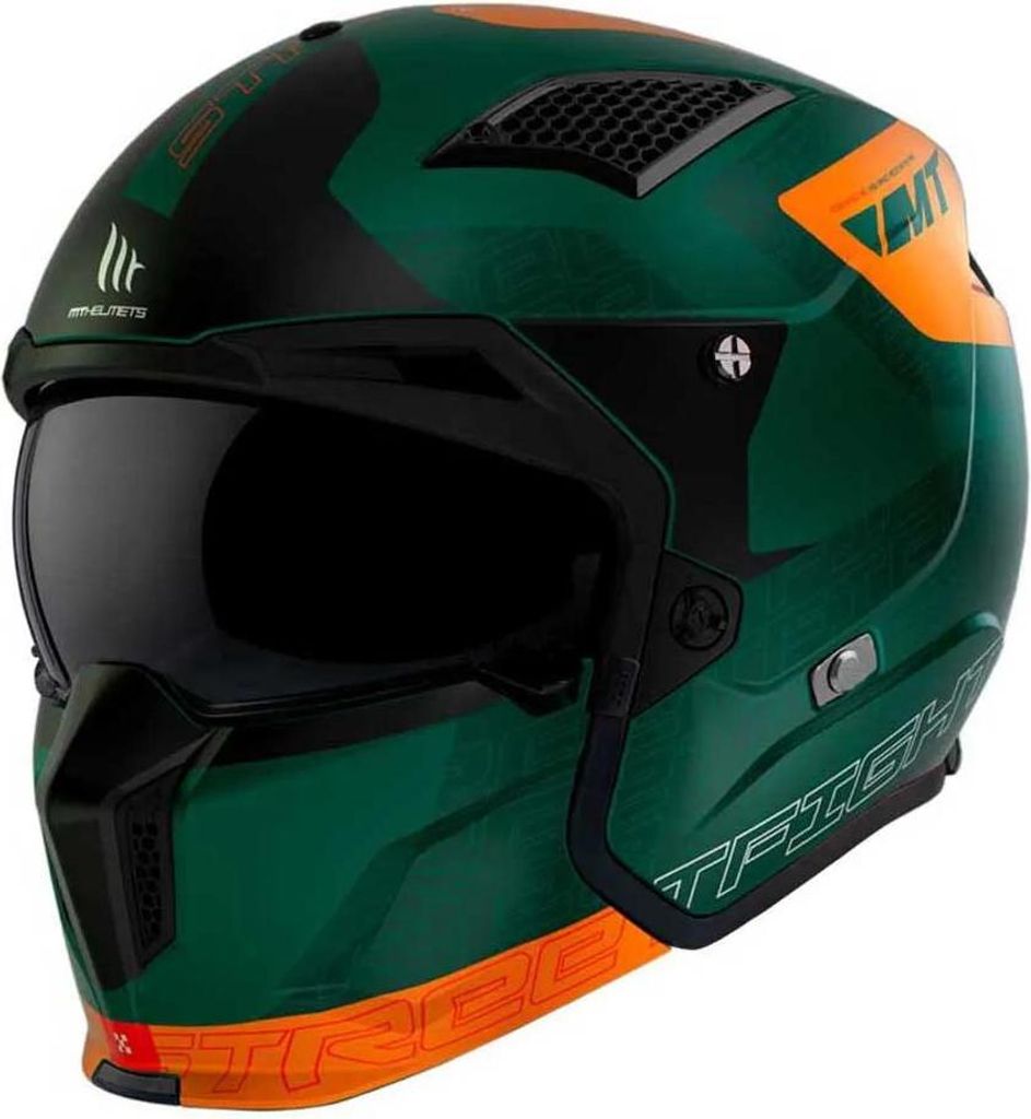 Mt Helmets Streetfighter Sv S Totem Klapphelm Grün M Grün M