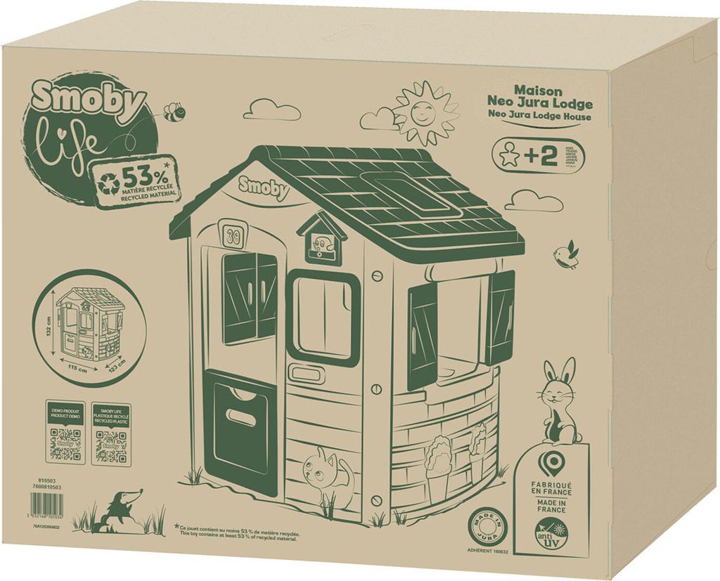 Smoby Life playhouse Jura Lodge Obrázek produktu 10