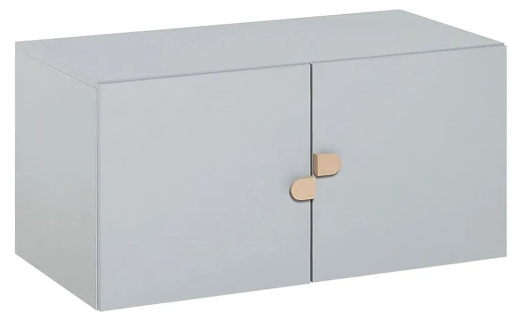 Bibliothèque à Cases avec Meuble Bas 2 Portes STIGE pour le Rangement - 4