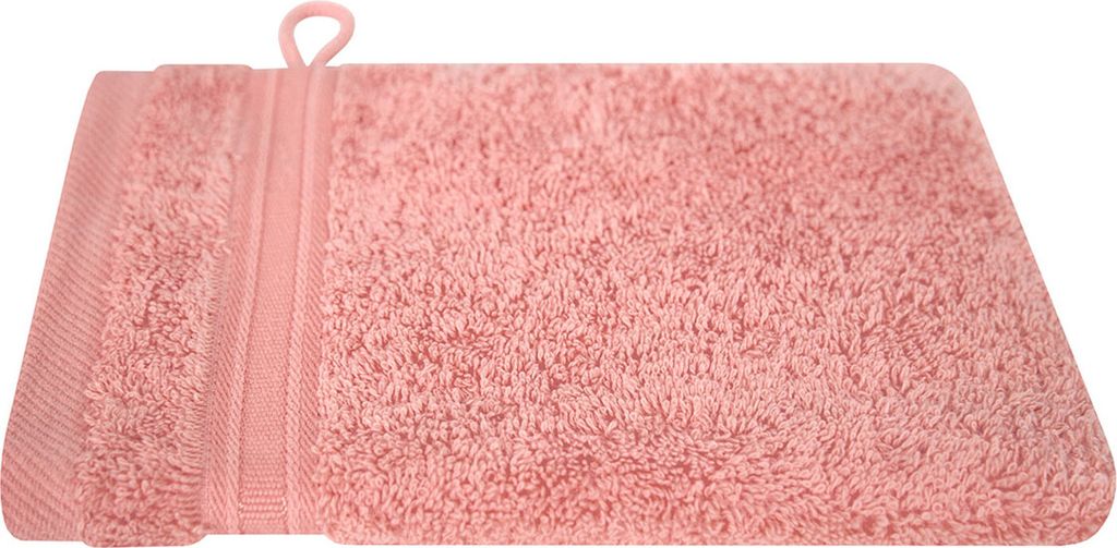 Waschhandschuh - 16 x 21 cm - Rose - Baumwolle Produktbild 