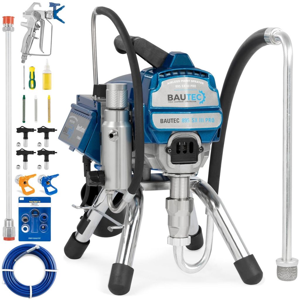 BAUTEC Airless-Farbspritzgerät 895 SX III PRO mit Produktbild 