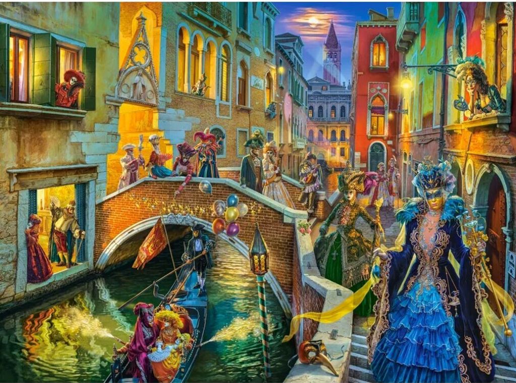 Castorland Puzzle Venice Carnival - 3000 Teile Legespiel