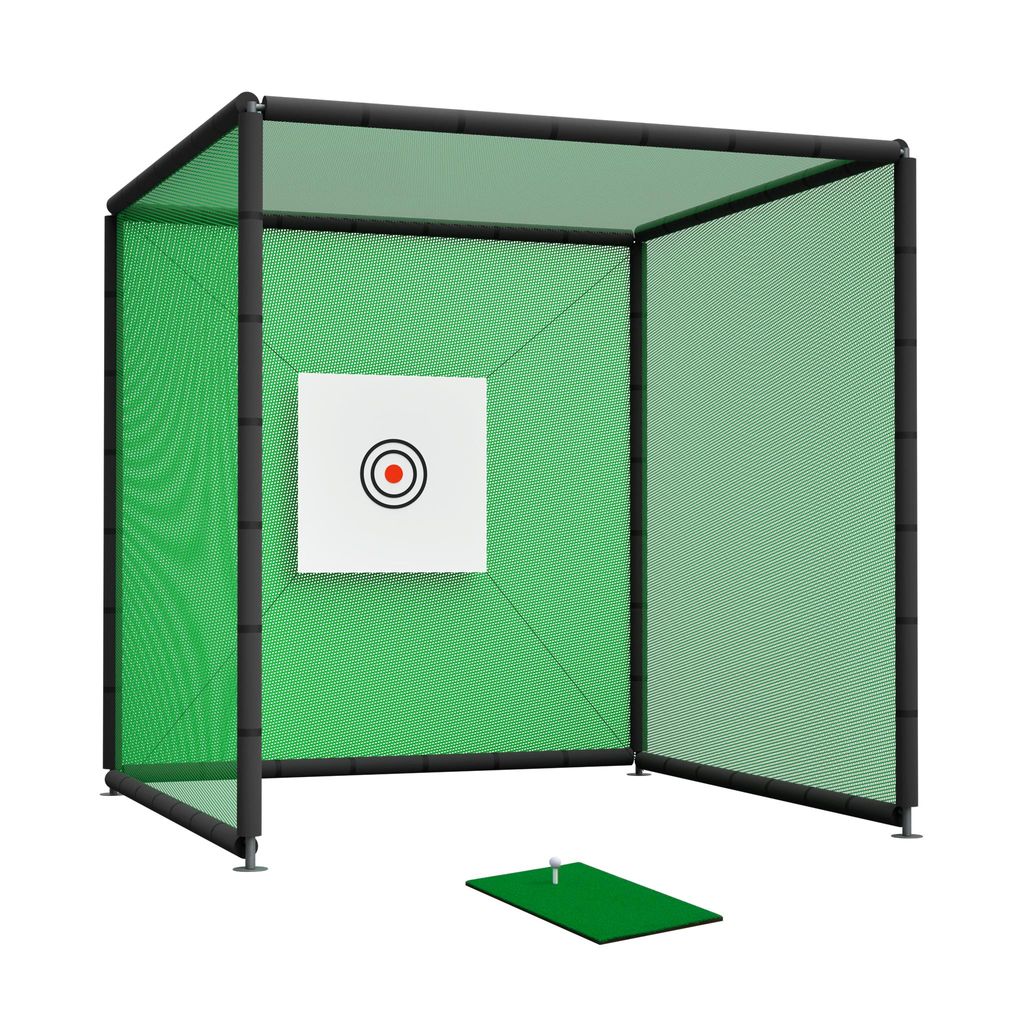 GIHAUVIA Sport Golfkäfig Zielnetz 3x3x3 M Grün One Size Produktbild 