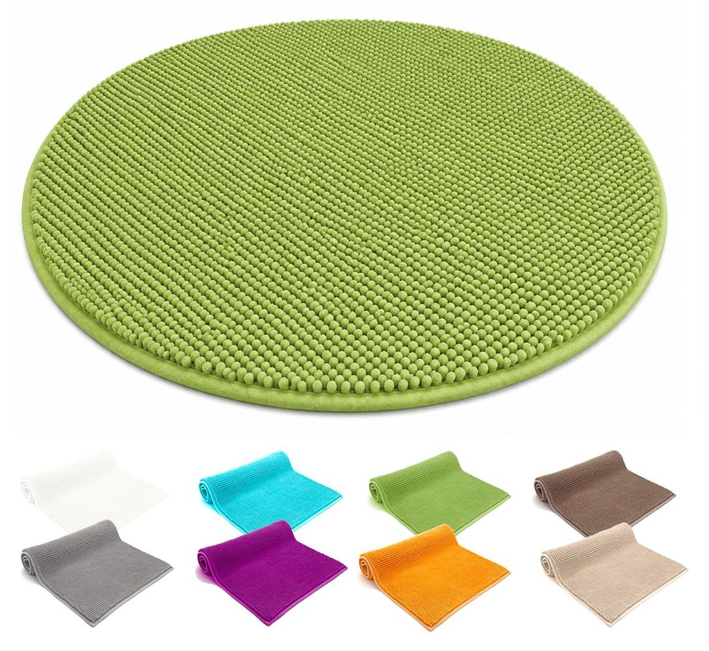 heimtexland ® Badvorleger Chenille Super Flauschig Produktbild 