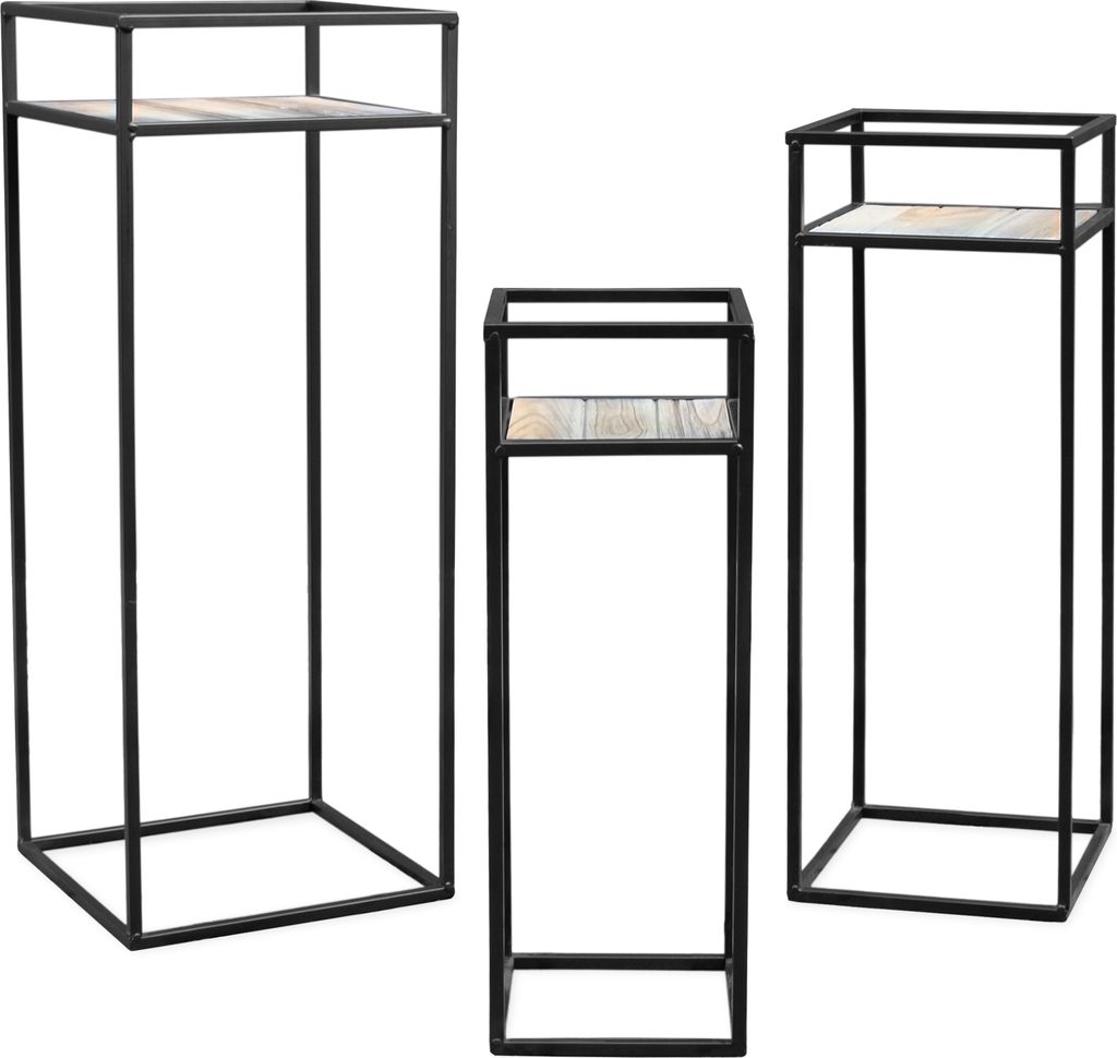 3.06 Pflanzenständer Granny im 3er Set - 70 / 60 / 50 cm - Produktbild 