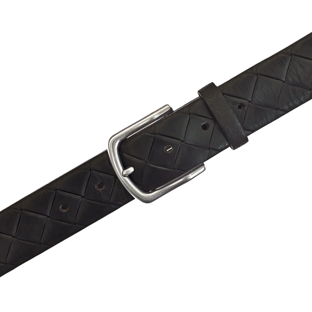 Cintura Vanzetti Pelle 35mm Marrone Scuro W90 | Stile Casual Senza Tempo - 3