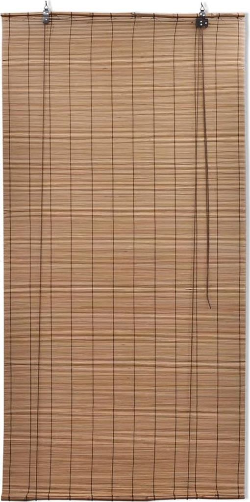 vidaXL Bambusrollos 2 Stk. 150x220 cm Braun